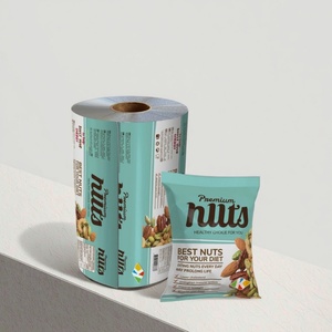 Rollo de Película Plástica de Grado Alimenticio con Logotipo Personalizado, Envoltura Retráctil OPP/CPP para Envasar Papas Fritas, Galletas, OEM/ODM - Product Image 1