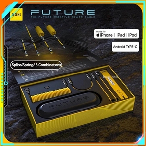 Aohi 240w Future Creative Câble d'alimentation 2.6m Super Fast Charge Spring Data Line Type-C <span class=keywords><strong>iPhone</strong></span> <span class=keywords><strong>14</strong></span> <span class=keywords><strong>Pro</strong></span> Max iPad Android - Product Image 4