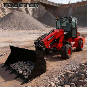 TOBETER H380T Mini chargeuse sur pneus télescopique diesel de qualité professionnelle pour le transport de plateaux de légumes en serre - Product Image 5