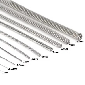 <span class=keywords><strong>Cable</strong></span> <span class=keywords><strong>de</strong></span> cuerda <span class=keywords><strong>de</strong></span> alambre flexible recubierto <span class=keywords><strong>de</strong></span> PVC <span class=keywords><strong>de</strong></span> <span class=keywords><strong>acero</strong></span> inoxidable 7X7 Diámetro <span class=keywords><strong>de</strong></span> tendedero <span class=keywords><strong>de</strong></span> <span class=keywords><strong>acero</strong></span> 4mm - Product Image 5
