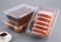 Boîte à gâteau bento automatique en plastique Sable Running avec étiquettes personnalisées pour l'emballage, boîtes de transport de gâteaux, machine de thermoformage