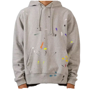 Sudadera con capucha verde tie-dye extragrande con cremallera, unisex, informal, de felpa francesa, para otoño - Product Image 1