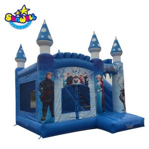 Commerciale gonfiabile congelato combo moonwalk bouncer gonfiabile scivolo con <span class=keywords><strong>Elsa</strong></span> e <span class=keywords><strong>Anna</strong></span> - Product Image 3