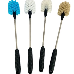 Spazzola per <span class=keywords><strong>bottiglie</strong></span> d'acqua in acciaio inossidabile, spazzola per pulizia con manico lungo, realizzata per pulire <span class=keywords><strong>bottiglie</strong></span> sportive, biberon, tazze - Product Image 1