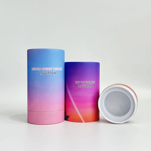 Tube en papier personnalisé écologique de haute qualité pour parfum et huiles essentielles, boîte cylindrique en carton multi-tailles avec insert en EVA pour cosmétiques - Product Image 1