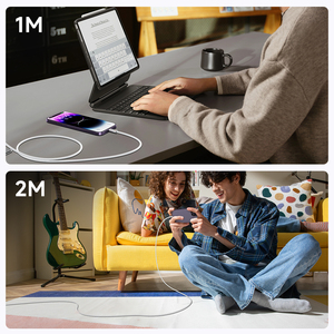 Câble <span class=keywords><strong>de</strong></span> charge rapide Toocki 2.4A avec protection par puce intelligente, cordon tressé durable, synchronisation <span class=keywords><strong>de</strong></span> données haute vitesse pour iPhone 14 13 12 Series - Product Image 6