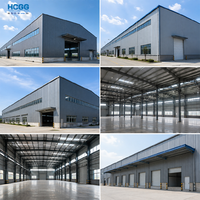Entrepôt et atelier en structure acier durable et personnalisée, centre de stockage industriel à grande portée, bâtiment métallique préfabriqué