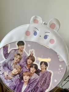 Bán Buôn Chất Lượng Cao Xách Tay PVC Rõ Ràng Nhự<span class=keywords><strong>a</strong></span> Hand Fans K-POP Sự Kiện Hàn Quốc Sao Hình Ảnh Tùy Chỉnh Kpop Picket Bì<span class=keywords><strong>a</strong></span> - Product Image 4