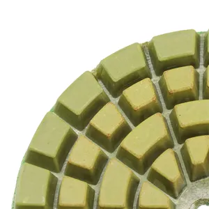 Almohadilla de Pulido Húmedo de 4 Pulgadas de Alta Calidad, Disco de Desbaste Engrosado para Pisos de Concreto y Mármol - Product Image 5