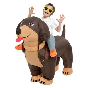 Disfraz Inflable de Perro Salchicha para Niños y Niñas, Traje Inflable de Perro para Halloween - Product Image 2