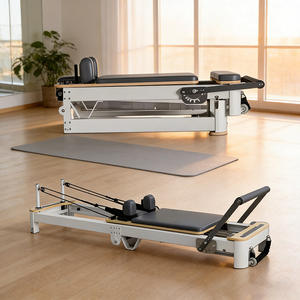 Machine <span class=keywords><strong>de</strong></span> Pilates <span class=keywords><strong>pliable</strong></span> réglable en alliage d'aluminium pour studio, équipement <span class=keywords><strong>de</strong></span> fitness et <span class=keywords><strong>de</strong></span> gym - Product Image 3