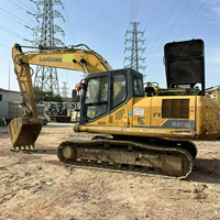 Excavatrice sur chenilles LiuGong CLG920E d'occasion, année 2019, 21,5 tonnes, moteur Cummins QSB7, 5200 heures d'utilisation authentiques, économique pour l'exportation