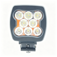 5.5Inch 80W Square LED Work Light IP68 Waterproof 12-48V 5760lm Auxiliary Driving Lamp for Offroad Car Truck Forklift Machinery