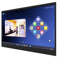 Nueva Pantalla Plana Interactiva de 75 Pulgadas, Pizarra Inteligente con Interfaz USB y Serial para Conferencias de Oficina