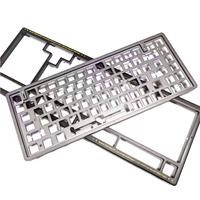 CNC personnalisé pour l'usinage de clavier mécanique en aluminium pour le service de pièces OEM avec prototypage rapide 3D