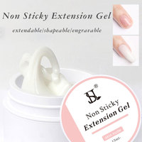 Gel de construction UV pour extension d'ongles HS personnalisé avec logo, sans HEMA ni TPO, 15 ml, 96 couleurs, non collant, pour sculpture, vente en gros