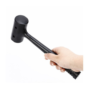 Martello in gomma a buon mercato di colore nero - Product Image 4