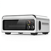 Four à friture sans air 18L 400°C 3-en-1 avec grill à pizza et contrôle numérique, appareil de cuisine professionnel