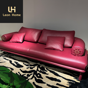 Produttore di vendita calda su misura di lusso soggiorno divano <span class=keywords><strong>Nevada</strong></span> nuovo Design soggiorno in vera pelle divano mobili - Product Image 5