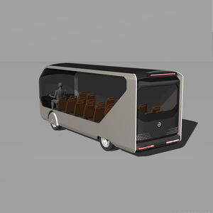 Baru 300KM <span class=keywords><strong>Bus</strong></span> <span class=keywords><strong>Mini</strong></span> listrik jarak jauh untuk transportasi umum transmisi otomatis untuk penggunaan sehari-hari - Product Image 3