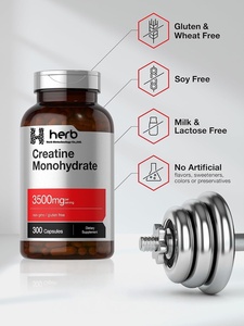 OEM Private Label Halal Support Energy & Muscle Growth Pills Supplement Vegan 100% Pure <b>Creatine</b> <b>Monohydrate</b> Capsules - Product Image 2