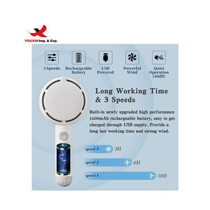 Mixed Procurement Low Price FENGFLY Outdoor Travel Small 3 Speeds Lash Eyelash Fan Portable Handheld Fan With LED <b>Makeup</b> Mirror - Product Image 4
