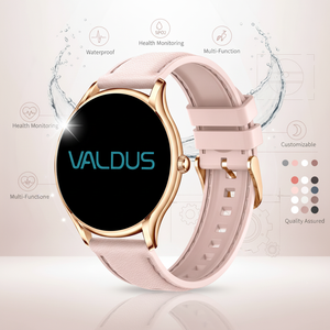 สมาร์ทวอทช์ VALDUS 2026 ODM/OEM ฟิตเนสแทรคเกอร์ MOQ ต่ำ อุปกรณ์อิเล็กทรอนิกส์อัจฉริยะ แบตเตอรี่ใช้งานได้นาน พร้อมฟังก์ชั่นเตือนสุขภาพสำหรับผู้หญิง รุ่น VL55 PRO - Product Image 1