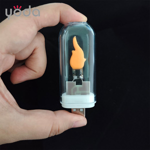 Luz Noturna LED USB com Efeito de Chama Cintilante para Cabeceira/Mesa/Camping/Decoração de Festas, Luminária Portátil de Ambiente, Ideia de Presente - Product Image 4
