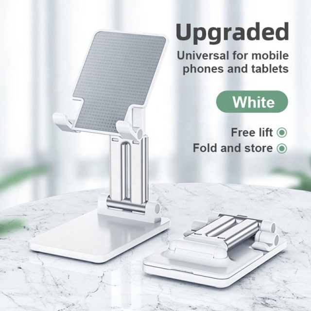 Cheap Factory Price New Style Folding Plastic Bracket Adjustable Phone Holder Stand Desk Table Phone Accessories