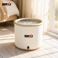 Baignoire à glace gonflable portable de luxe pour la récupération estivale, pliable et à gonflage rapide