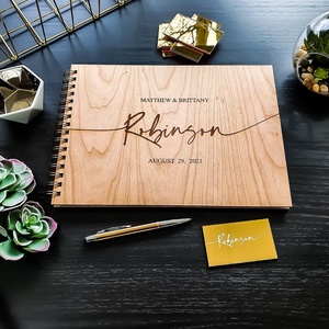 Álbum <span class=keywords><strong>de</strong></span> fotos <span class=keywords><strong>de</strong></span> boda personalizado, regalo <span class=keywords><strong>de</strong></span> <span class=keywords><strong>aniversario</strong></span> <span class=keywords><strong>de</strong></span> amor, libro <span class=keywords><strong>de</strong></span> memoria <span class=keywords><strong>de</strong></span> <span class=keywords><strong>madera</strong></span> - Product Image 6