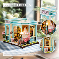 ODM 2025 Nouveau kit artisanal pour atelier de couture, artisanat en bois, métal, plastique, papier, lumière LED, puzzle 3D en bois, maison miniature DIY