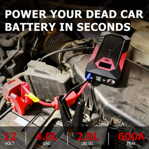 Arrancador de batería de 18800mAh para coche 3 en 1, <span class=keywords><strong>carga</strong></span> rápida máxima de 600A y luz LED brillante - Product Image 5