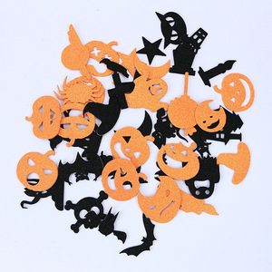 Pegatinas de espuma brillante para Halloween, pegatinas autoadhesivas de <span class=keywords><strong>calabaza</strong></span> de espuma <span class=keywords><strong>EVA</strong></span>, purpurina 3D DIY para decoraciones infantiles - Product Image 1