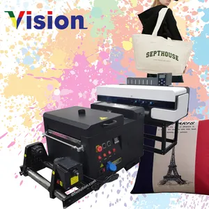 A3 size DTF Printer printing on PET film for T-shirt Automatic Printer