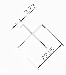 Saldatura personalizzata per taglio a polvere 6063 con profilo a T in lega di alluminio profili decorativi in alluminio servizio di elaborazione personalizzata - Product Image 5