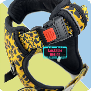 TOPBUDDY สายรัดสุนัขนีโอพรีน,สายรัดสุนัขพิมพ์ลายพร้อมหัวเข็มขัดล็อกได้ - Product Image 3