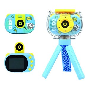 Cámara compacta de 1Mpx RADIOCOM Click! 3 Azul y Amarillo 35922 - Product Image 1