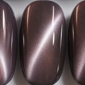 Faux ongles autocollants holographiques marron, 24 pièces, brillants, couvrance totale, forme cercueil, pour usage quotidien - Product Image 6