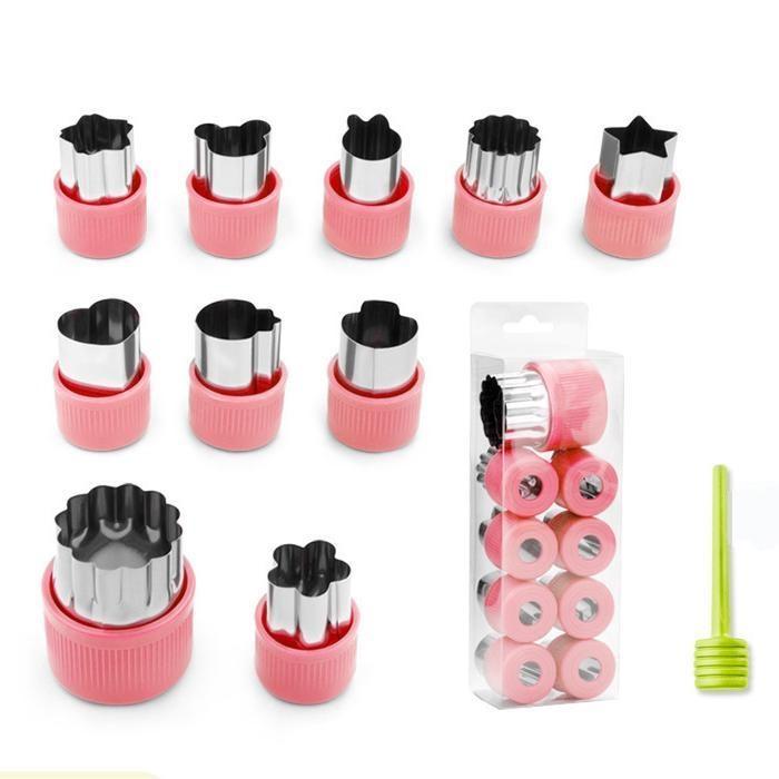 Pink - 10-piece set (123G)