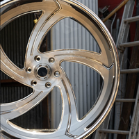 Jantes forgées Trakas 24x10 26x10 6x135 6x139.7 personnalisées, échelonnées, polies, 5 branches pour Ford F150 Chevy Silverado Pro Wheel