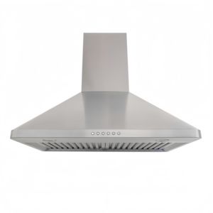 Hotte de cuisine électrique murale 36 pouces 1000 m³/h, corps en acier inoxydable, filtre à déflecteur, interrupteur tactile, 3 vitesses, LED, usage domestique - Product Image 1