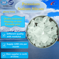 Silicate de potassium et de sodium en morceaux vitreux pour revêtement d'électrodes de soudage, liant, directement de l'usine Chenghui Silicates