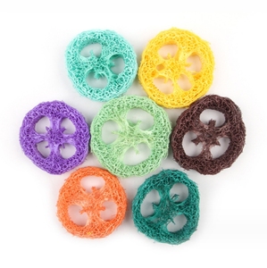 ธรรมชาติ Luffa ม้วนฟันทําความสะอาดที่มีสีสัน Luffa ชิ้นสัตว์เลี้ยงหนูแฮมสเตอร์ Totoro ขนม Hasmter เคี้ยวของเล่น - Product Image 2