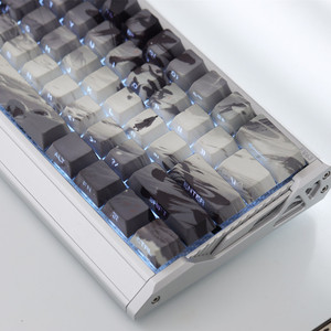 Capuchons de touches à thème calligraphie, 135 touches, profil Cherry, translucides, en PBT, pour <span class=keywords><strong>clavier</strong></span> mécanique 61/64/68 - Product Image 6