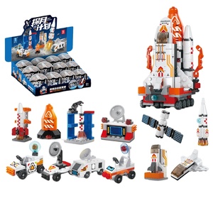 <span class=keywords><strong>Angela</strong></span>, Gran Oferta, Juego de Bloques de Construcción de Naves Espaciales de 566 Piezas, Juguetes de Exploración Espacial, 12 en 1, Bloques de Construcción Aeroespaciales para Niños, Regalos - Product Image 1