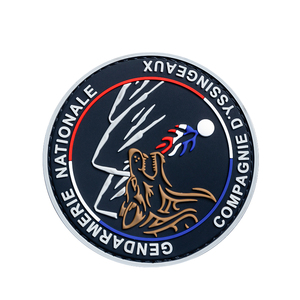 Bordado Moral Uniforme Emblema Parches Con Gancho Y Bucle - Product Image 1