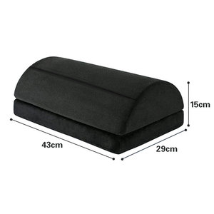 Coussin de repose-pieds rectangulaire ajustable en mousse à mémoire de forme tissée de haute <span class=keywords><strong>qualité</strong></span> pour la maison, le bureau, l'allaitement, le soutien corporel, les voyages en avion et l'hôtel - Product Image 2