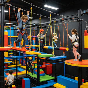Ninja Warrior Elite: Parque de Aventuras Interior Personalizado, Circuito de Cuerdas, Atracción para Centros Comerciales, Experto en Parques Infantiles Profesionales al Aire Libre - Product Image 3