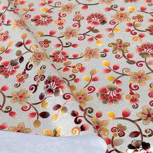 Pabrik Boen taplak meja vinil timbul emas & perak kustom taplak meja <span class=keywords><strong>PVC</strong></span> metalik persegi panjang bahan kain plastik pesta - Product Image 3